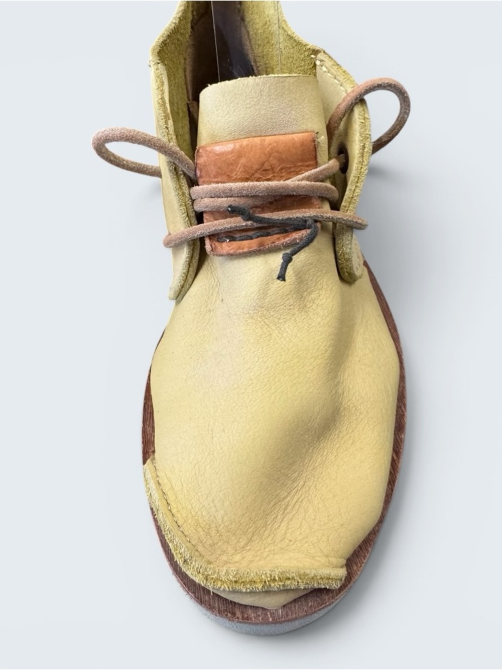 Satorisan yellow leather cutout chukka boots Size 37 - Picture 11 of 11